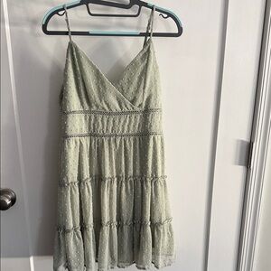 Green Polka Dot Sundress